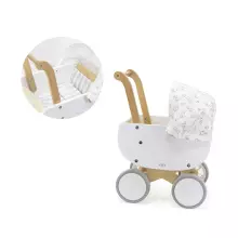 Viga Toys Doll Pram Art.44719 Koka ratiņi lellēm