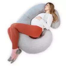 Maternity Pillow Memory Eco Sì -Duo Art.223700 Beige Daudzfunkcionāls spilvens/pakavs grūtniecēm (Si-Duo), ar memory foam (īpaši mīksts un kluss pildījums, kas pielagojas ķermenim) 155x80cm