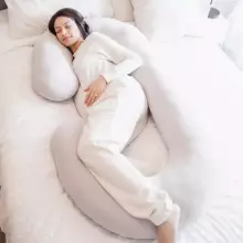 Maternity Pillow Memory Eco Sì -Duo Art.223702 Bordo Daudzfunkcionāls spilvens/pakavs grūtniecēm (Si-Duo),ar memory foam (īpaši mīksts un kluss pildījums, kas pielagojas ķermenim), 155x80cm