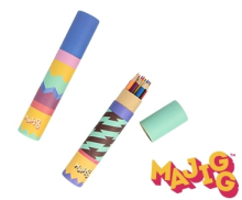 Kids Krafts Majigg Wooden Pencils Tube Art.WD246