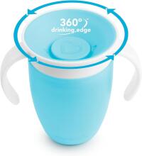 Munchkin Miracle Cup 360°  Art.223916 Purple  бутылочка непроливайка,200мл