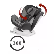 Aga Design Design 360º Art.20517 Black Autosēdeklītis 0-36 kg