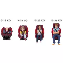 Aga Design Design 360º Art.20517 Black Autosēdeklītis 0-36 kg