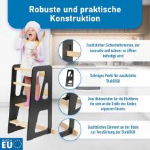 Wooden Learning Tower Art.224039 White  Деревянный кухонный табурет/ступенька для малышей