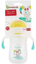 Badabulle Non Spill Cup Art.B005004 Поильник с силиконовым соломинкой-непроливайкой и ручками, 260 мл