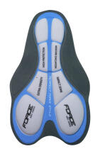 Велошорты Force B20 Easy Black/Blue XS
