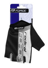 Велоперчатки Force Radical Black/White/Grey L