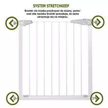 Drošības barjera Springos SG0001AB 118-127cm