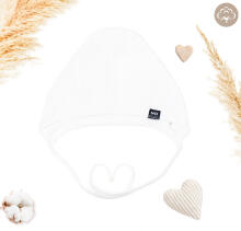 La Bebe No Hat Art.225944 White  шапочка для новорождённых 100%  хлопок