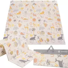 Двусторонний складной игровой коврик для детей Springos KM0019, 180x200 см, нескользящий