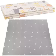 Двусторонний складной игровой коврик для детей Springos KM0019, 180x200 см, нескользящий