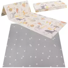 Двусторонний складной игровой коврик для детей Springos KM0019, 180x200 см, нескользящий