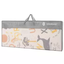 Двусторонний складной игровой коврик для детей Springos KM0019, 180x200 см, нескользящий