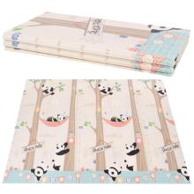 Двусторонний складной игровой коврик для детей Springos KM0023, 150x200 см, с животными