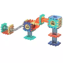 Construction and assembly blocks for children Springos KG0039, 246 pcs, colorful marble run