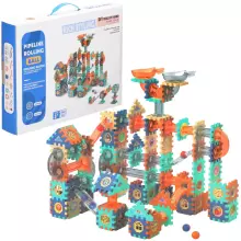 Construction and assembly blocks for children Springos KG0039, 246 pcs, colorful marble run