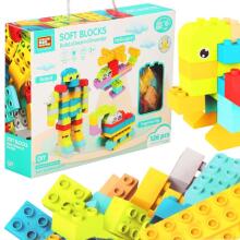 Construction and assembly blocks for children Springos KG0041, 126 pcs, educational, colorful