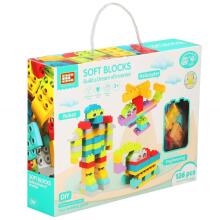 Construction and assembly blocks for children Springos KG0041, 126 pcs, educational, colorful