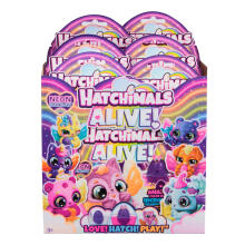 HATCHIMALS Alive Dzīvnieciņi neona varavīksnes krāsās necaurspīdīgajā iepakojumā
