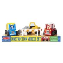 Melissa&Doug Wooden Vehicle Set  Art.10656   Koka mašīnu komplekts