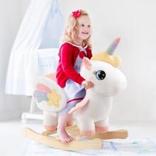 Little Rocker Unicorn Art.226692  Мягкое кресло-качалка   с поддержкой спинки