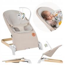 Lionelo June Lillac Beige Sand Art.226856 детские качели
