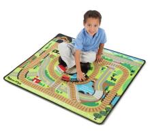 Melissa&Doug Train Rug Art.19554 Bērnu paklājiņš spēlēm ar vilcienu 91x100cm