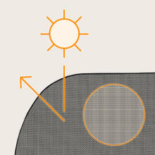 Lionelo Sun Blocker  Art.226862 Black