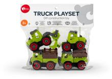 Bo Truck Playset Art.226989 Saliec pats - konstruējama rotaļlieta Lauksaimniecības automašīnas