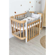 Bebe Basic Bumper Art.227043 Velour Grey  Gultas apmale pīta