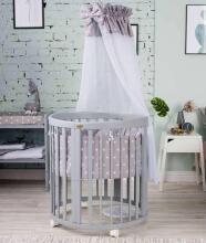 Ingvart Smart Bed 9 in 1 Art.227061 Cappucino  Apaļa Daudzfunkcionāla gulta 9 vienā