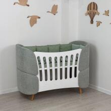 La Bebe™ Fly Bed 5 in 1 Art.227067 Green Многофункциональная кроватка-трансформер 5 в 1