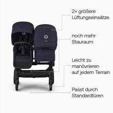 Bugaboo Donkey 6 Double Art.22711 Moon Grey Детская универсальная коляска трансформер для погодок