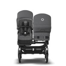 Bugaboo Donkey 6 Double Art.22711 Moon Grey Детская универсальная коляска трансформер для погодок