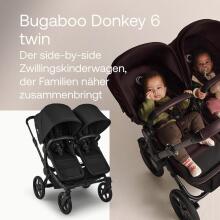 Bugaboo Donkey 6 Twin Art.227114 Heritage Black Детская универсальная коляска трансформер для погодок/двойняшек