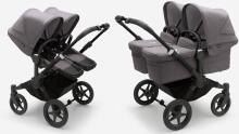 Bugaboo Donkey 6 Twin Art.227115 Cocao Brown Bērnu Universāli Transformējami rati dvīņiem