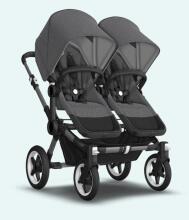 Bugaboo Donkey 6 Twin Art.227115 Cocao Brown Bērnu Universāli Transformējami rati dvīņiem