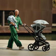 Bugaboo Fox 5 2 in 1 Art.227117 Moon Grey Bērnu universāli transformējami rati/ratiņi