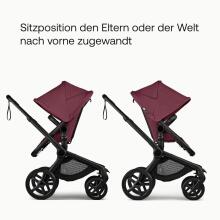 Bugaboo Fox 5 2 in 1 Art.227126 Dark Cherry  Детская универсальная коляска трансформер