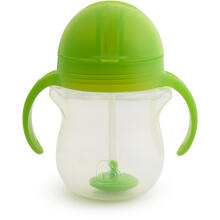 MUNCHKIN straw cup, 207ml, 6m+, green, 01225602