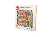 Bo Wooden Puzzle RU Art.227497 Izglītojoša puzle "Alfabēts un dzīvnieki" (Krievu valodā)