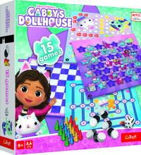 TREFL GABBY´S DOLLHOUSE Комплект настольных игр 15 в 1