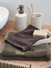 Washing Glove Art.227554 Sand Хлопковая варежка для мытья