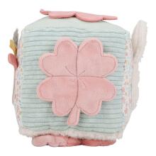Little Dutch Soft Activity Cube Art.NIJN362 Lucky Blossom  Mīkstais attīstošais klucis
