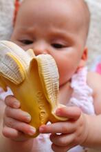 Oil Carol Teether Toy Art.227790 Banana zobgrauznis no naturāla kaučuka