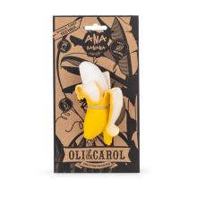 Oil Carol Teether Toy Art.227790 Banana zobgrauznis no naturāla kaučuka