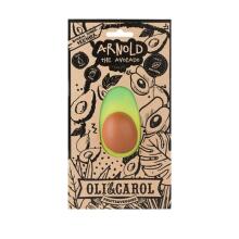 Oil Carol Teether Toy Art.227792 Avocado Прорезыватель для зубов  (натуральный каучук)