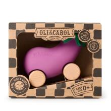 Oil Carol Baby Car Art.227799 Eggplant Bērnu mašīna no dabīga kaučuka