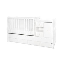 Lorelli MiniMax Art.10150500024A White Детская кровать-трансформер с комодом