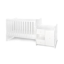Lorelli MiniMax Art.10150500024A White Детская кровать-трансформер с комодом